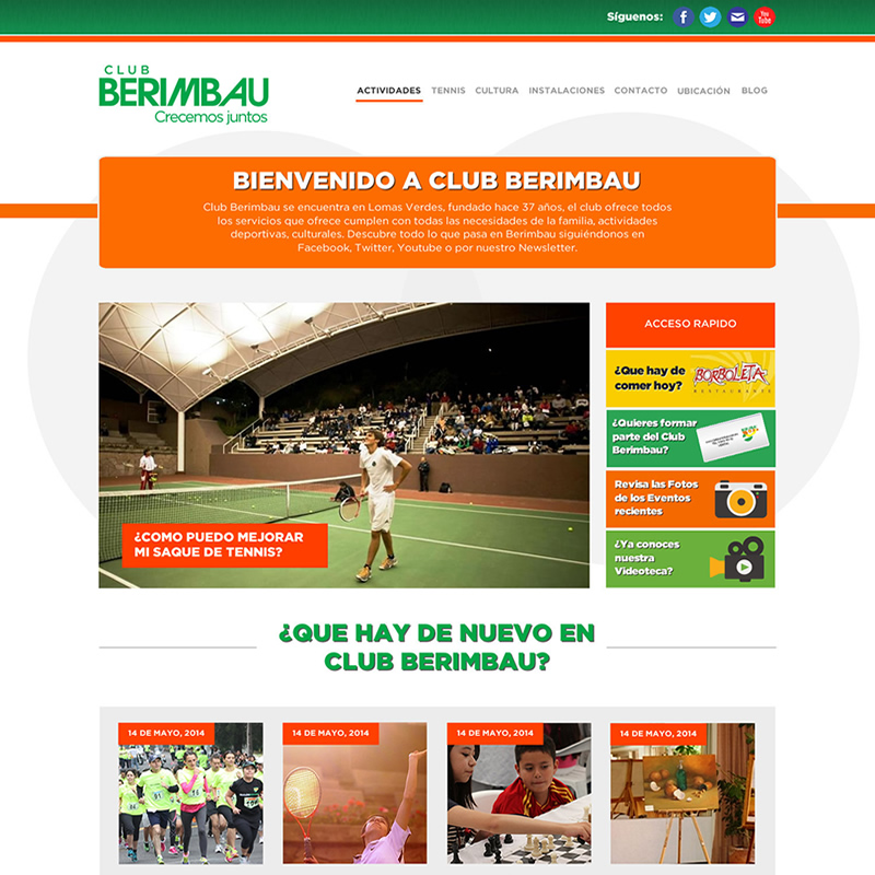 Club Berimbau Diseño 2015